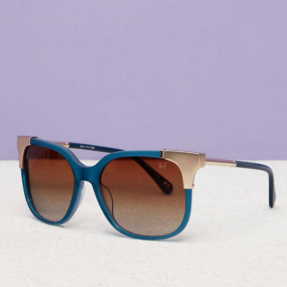 Diane Von Furstenberg Roxanne Sunglasses  - Blue